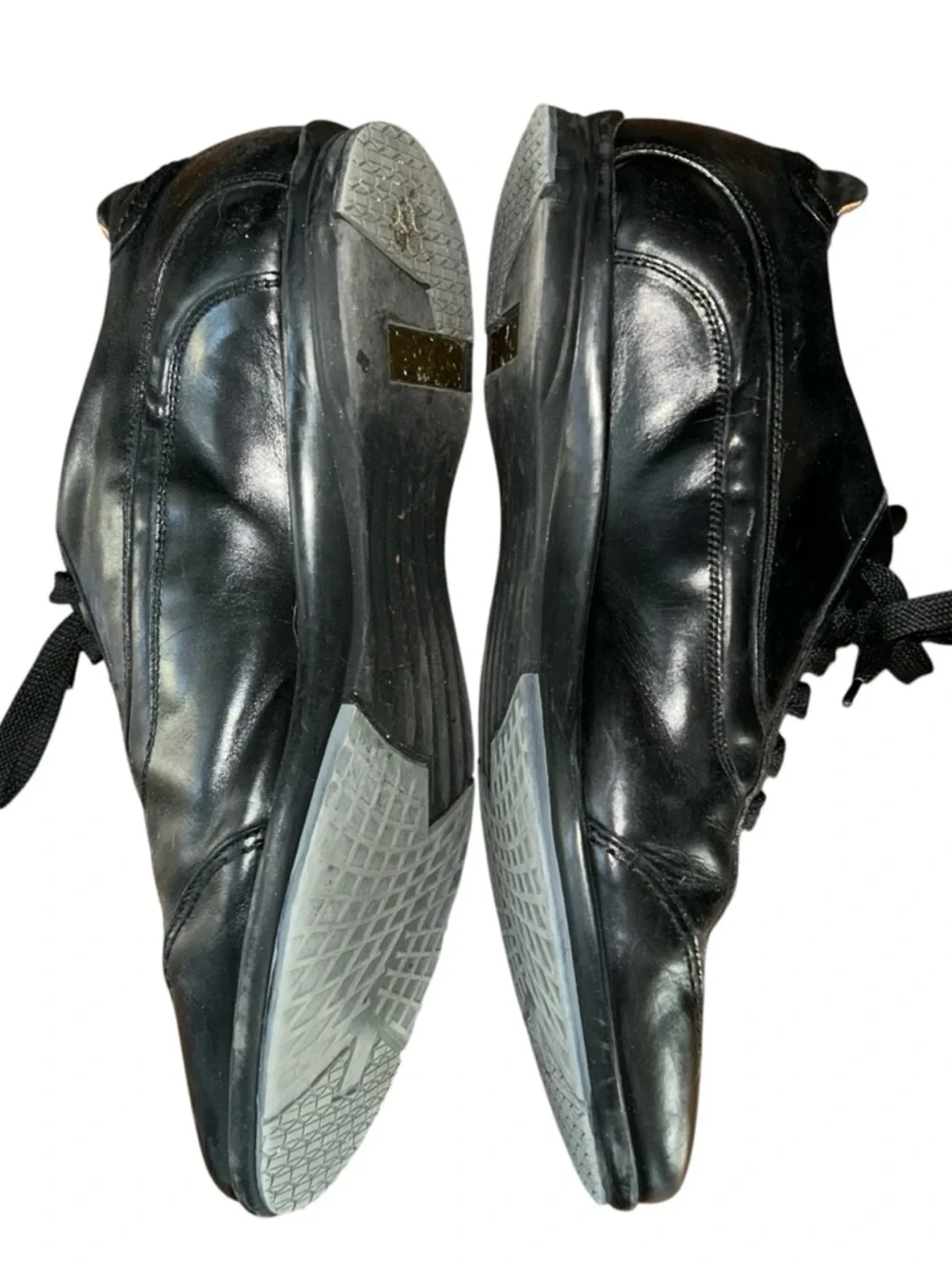 Mercanti Fiorentini Black‎ Leather Lace Up Shoes Mens 10.5 M Comfort Italy